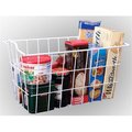 Made-To-Order White Vinyl Coated Wire Storage Basket MA82280